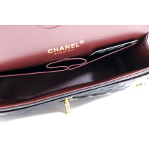 Chanel Classica 11.12 Small Double Flap Pelle Caviar Nera