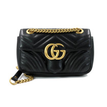 Gucci Marmont Flap Bag Pelle Nera