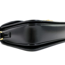 Celine Triomphe Teen Pelle di Vitello Nera