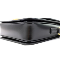 Celine Triomphe Teen Pelle di Vitello Nera