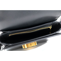 Celine Triomphe Teen Pelle di Vitello Nera