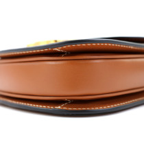 Celine Clea Mini Tela Triomphe Marrone