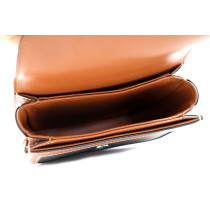 Celine Clea Mini Tela Triomphe Marrone