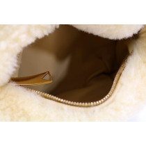 Bottega Veneta Jodie Eco Pelliccia Gialla