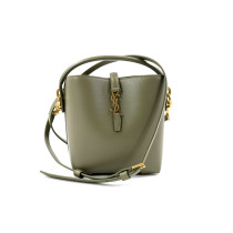 Saint Laurent Le 37 Olive Green Leather
