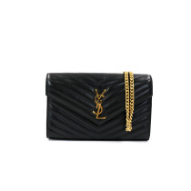 Saint Laurent Woc Cassandre Pelle Nera