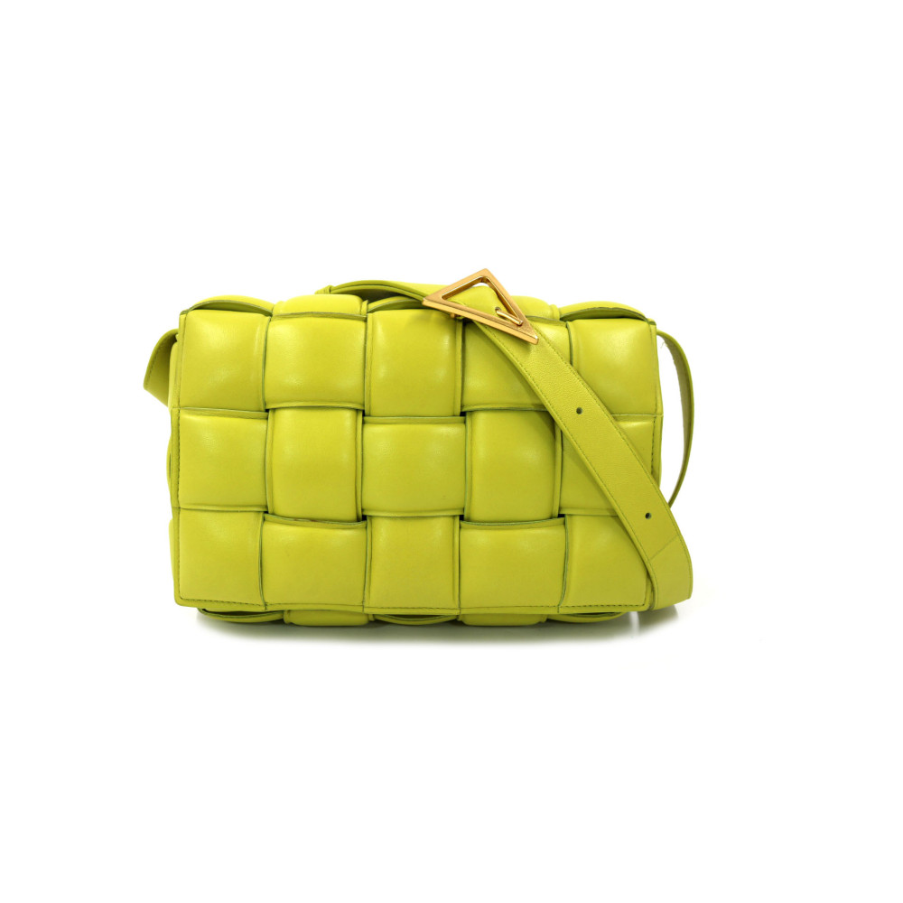 Bottega Veneta Cassette Pelle Lime
