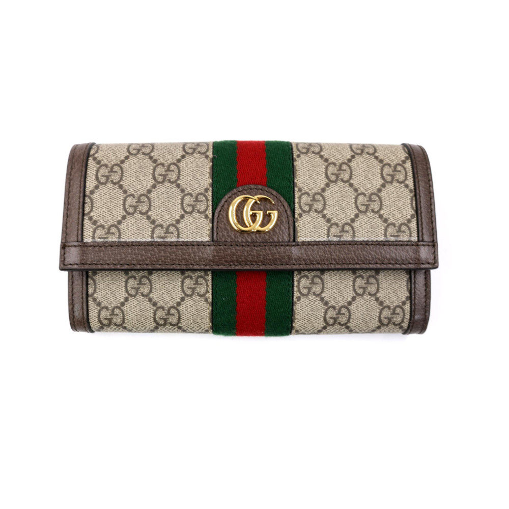 Gucci Portafoglio Ophidia GG Beige