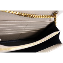 Saint Laurent Cassandre Pelle Beige