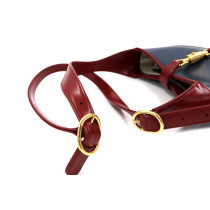 Gucci Jackie Pelle Blu e Rossa