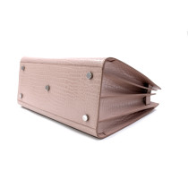 Saint Laurent Sac de Jour Medium Pelle Stampa Cocco Rosa Chiaro