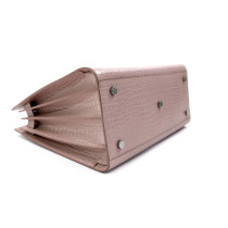 Saint Laurent Sac de Jour Medium Pelle Stampa Cocco Rosa Chiaro