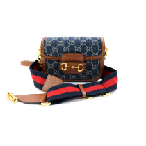 Gucci Horsebit 1955 Denim Blu