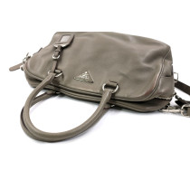 Prada Shopping Pelle Grigia