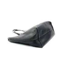 Fendi Blue Leather Tote Bag
