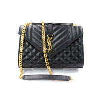 Saint Laurent Envelope Pelle Nera