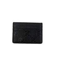 Gucci Portacarte Pelle Martellata Nera