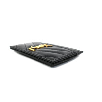 Saint Laurent Portacarte Pelle Nera
