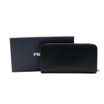 Prada Portafoglio Pelle Saffiano Nera