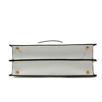 Fendi Peekaboo White Leather