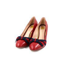 Gucci Decollete Pelle Rosso e Blu