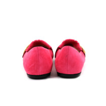 Gucci Ballerine Pelle Scamosciata Fucsia