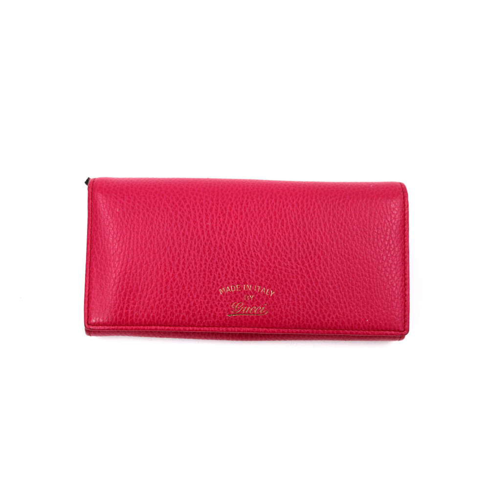 Gucci Portafoglio Pelle Fucsia
