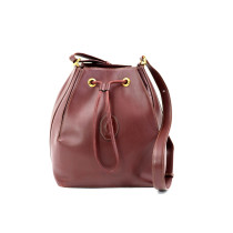 Cartier Secchiello Pelle Bordeaux