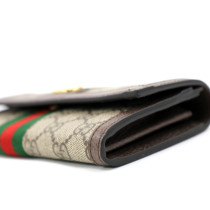 Gucci Portafoglio Ophidia GG Beige