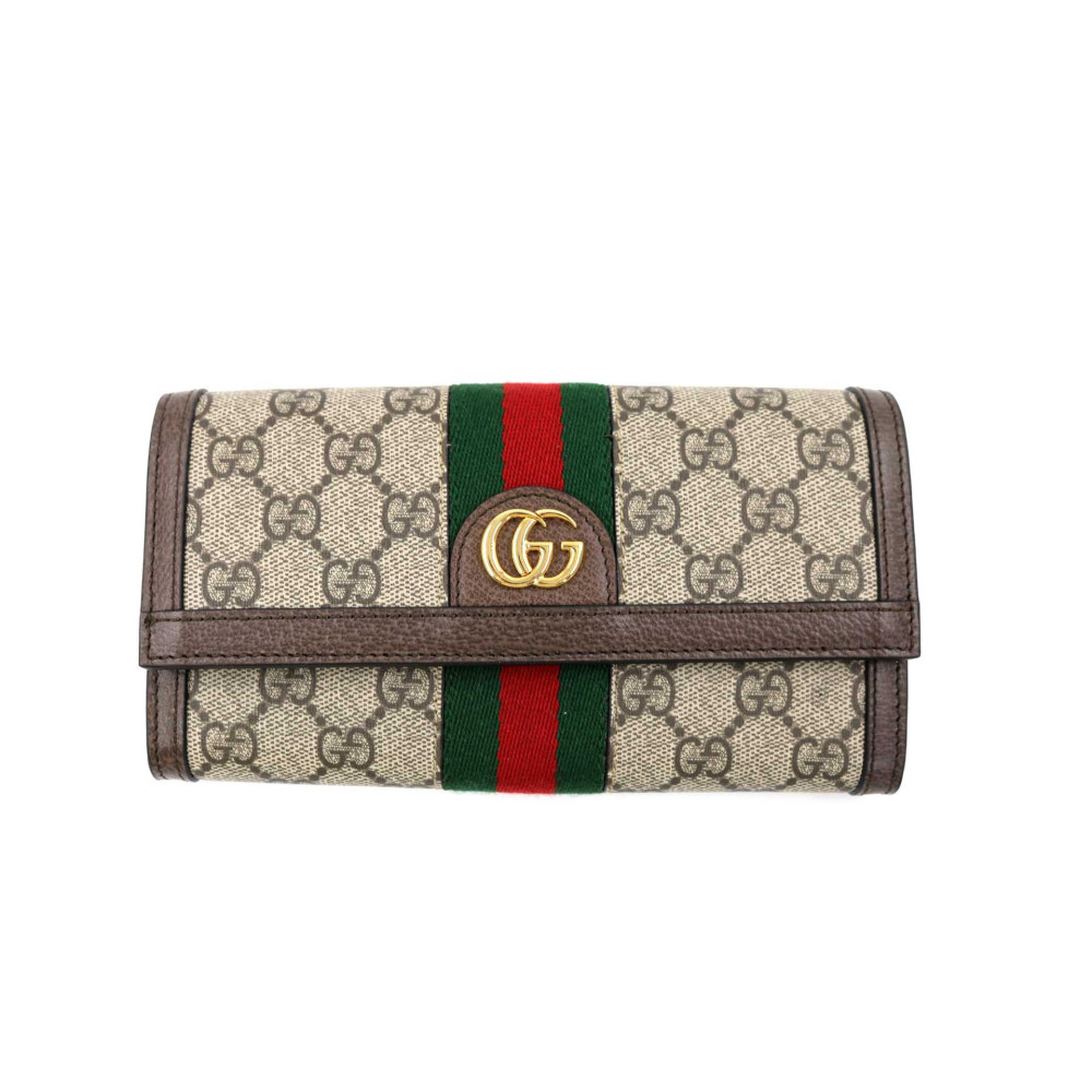 Gucci Portafoglio Ophidia GG Supreme Beige