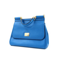 Dolce & Gabbana Miss Sicily Pelle Saffiano Bluette
