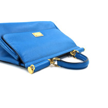 Dolce & Gabbana Sicily Leder Blau