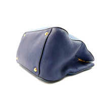Miu Miu Tote Caribu Pelle Blu Bicolor