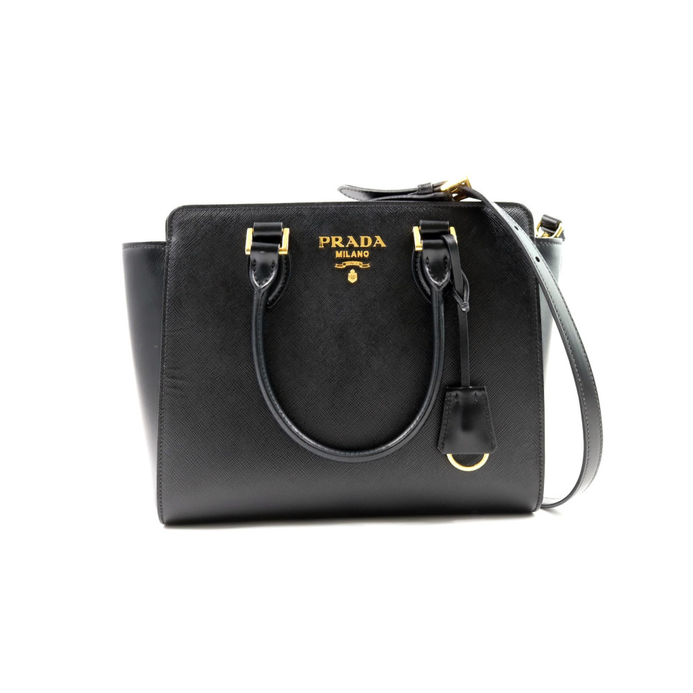 Prada Shopping Pelle Nera