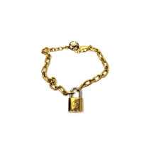 Louis Vuitton Parure Bracciale e Orecchini Metallo Oro