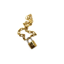 Louis Vuitton Parure Bracciale e Orecchini Metallo Oro