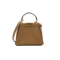 Fendi Peekaboo Mini Pelle Tabacco