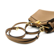 Fendi Peekaboo Mini Pelle Tabacco