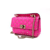 Valentino Rockstud Spike Pelle Fucsia