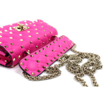 Valentino Rockstud Spike Pelle Fucsia