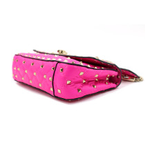 Valentino Rockstud Spike Pelle Fucsia