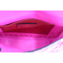Valentino Rockstud Spike Pelle Fucsia