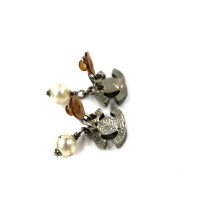 Chanel Orecchini Metallo e Perla