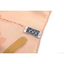 Hermès Foulard Marché Flottand Seta Rosa