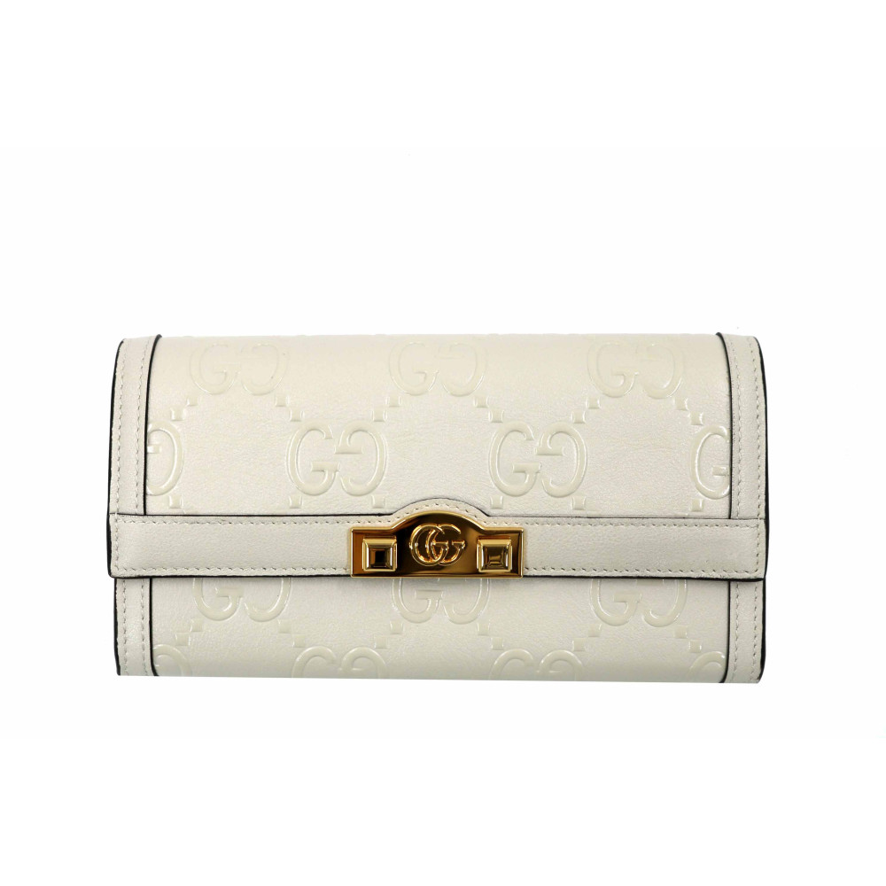 Gucci Portafoglio Pelle Bianca