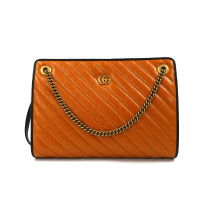 Gucci Marmont Shopping Pelle Marrone