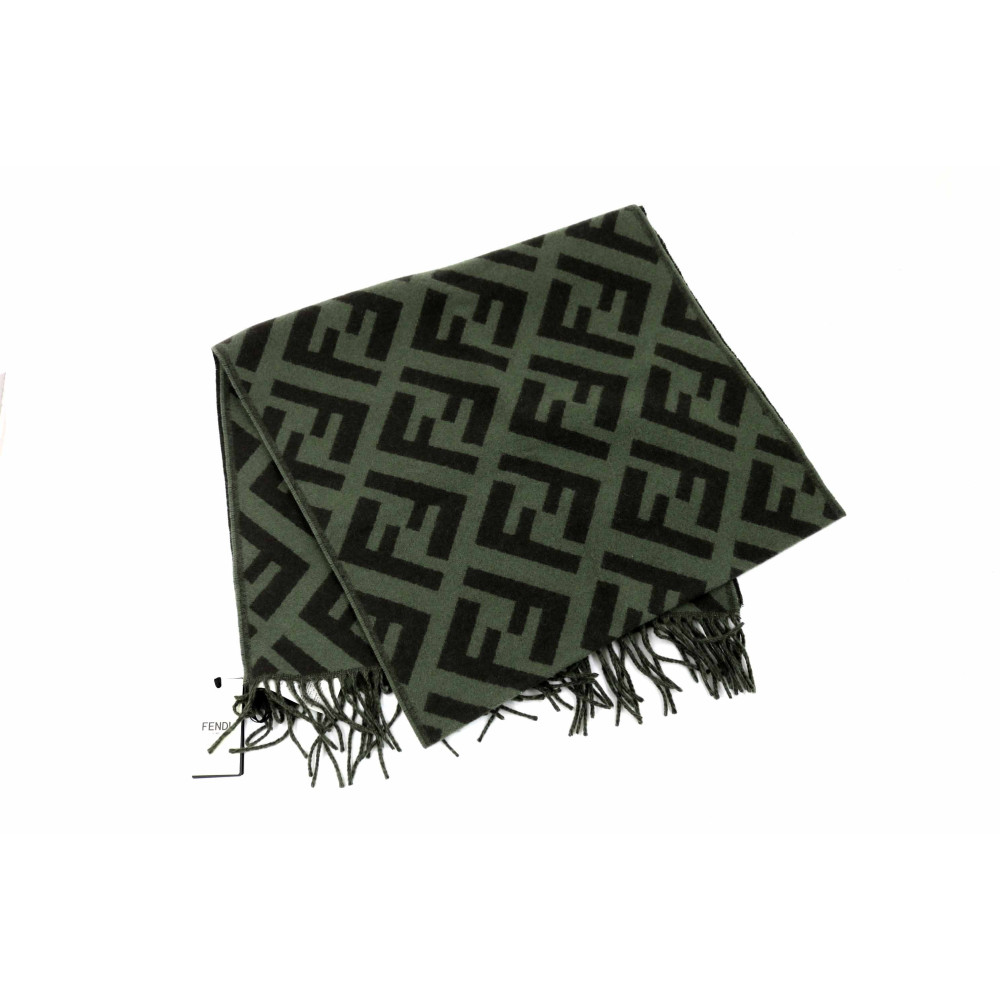 Fendi Sciarpa Cachemire Verde