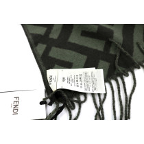 Fendi Sciarpa Cachemire Verde