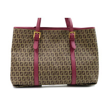 Fendi Tote Media Zucca Marrone