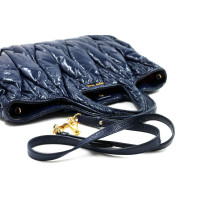 Miu Miu Tote Twisted Vernis Blu